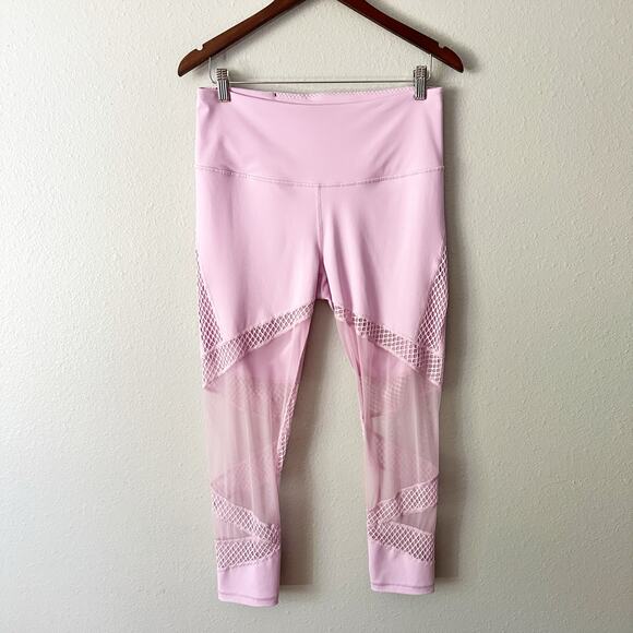 Victoria's Secret ‎ Lavender Fishnet Mesh Knockout 7/8 Tight women's size large - Picture 5 of 14